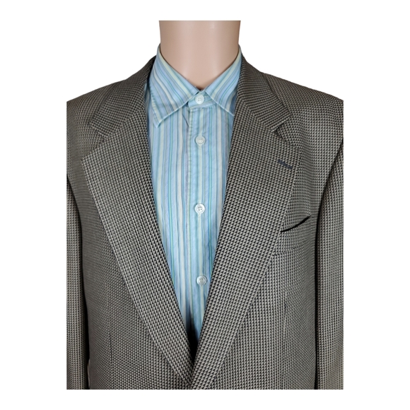 Bachrach Men Blazer Sz 42 R Silk Wool - Picture 2 of 11